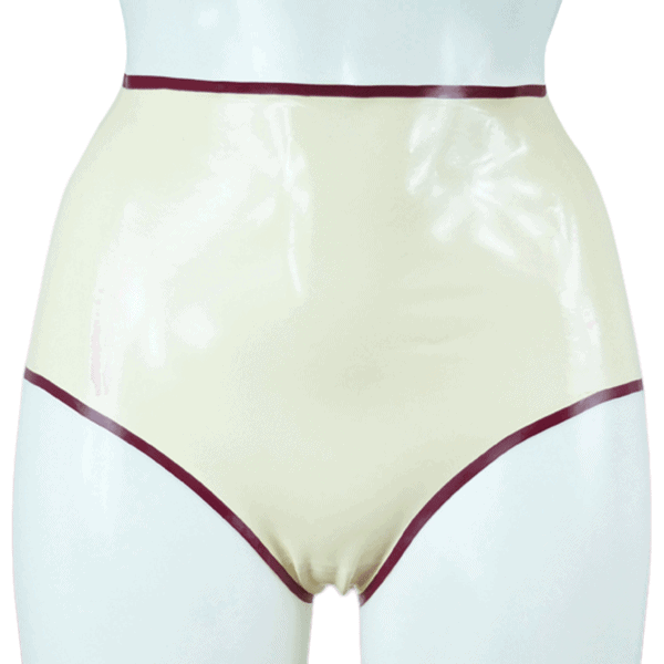 latex high cut knickers