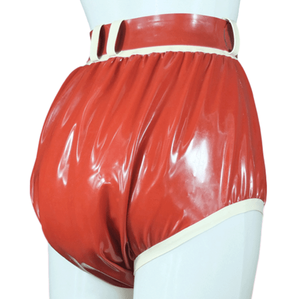 lockable rubber pull-on pants rear