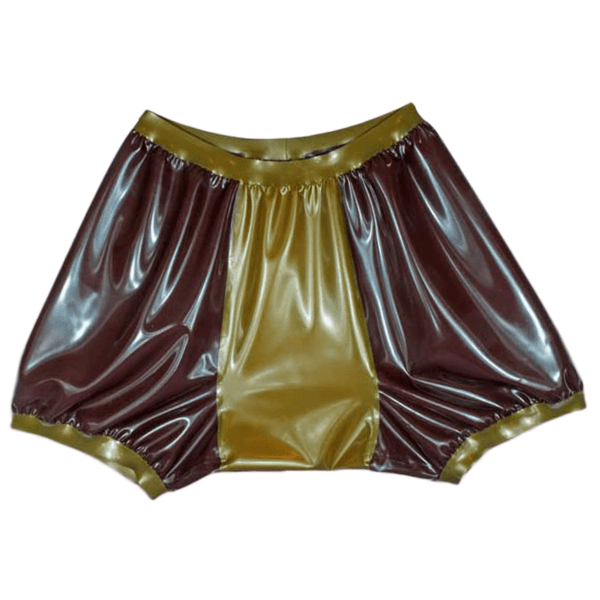 wide crotch latex bloomers shape