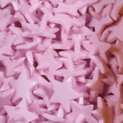 button colour lilac star shape