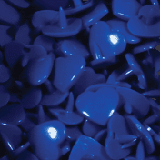 button colour royal blue heart shape