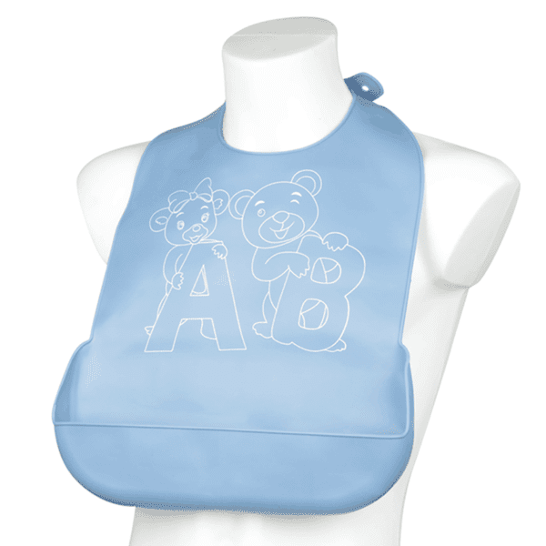 pocket bib for adults - blue